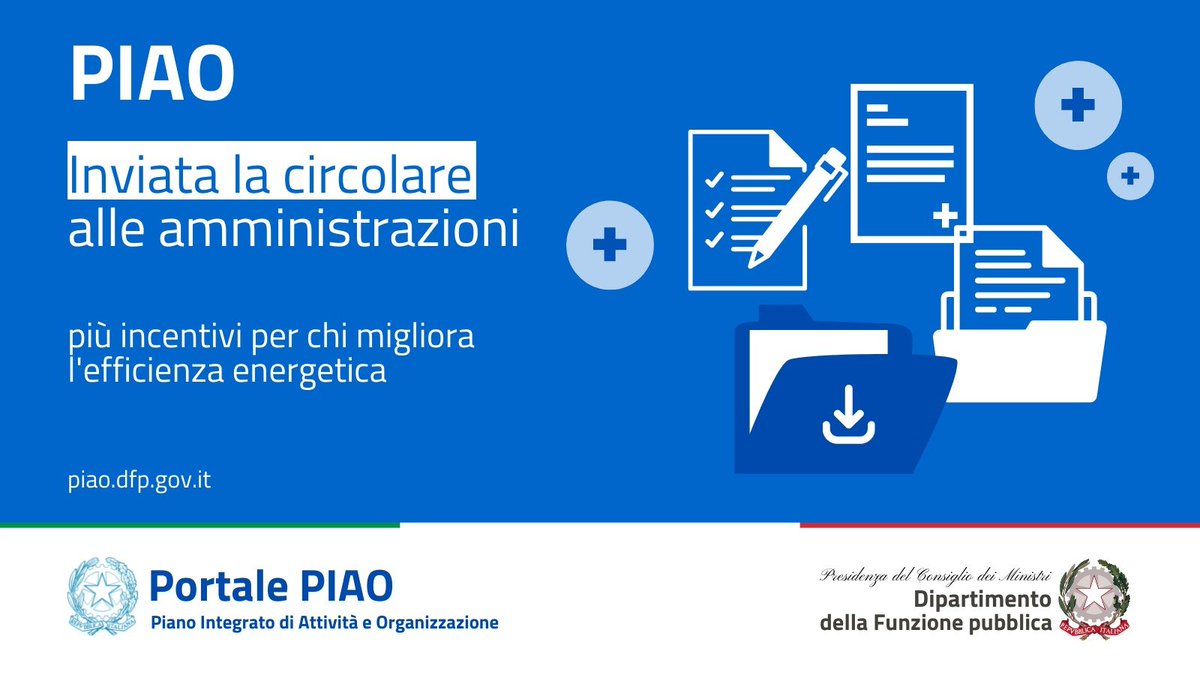 Scopri di più sull'articolo Circolare Piao: i chiarimenti sul portale, un questionario e l’uso razionale dell’energia