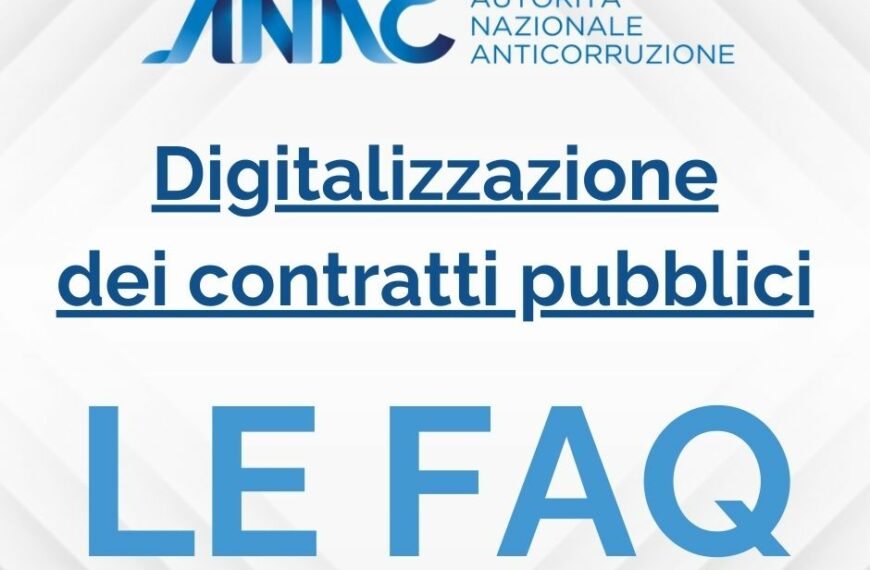 Chiedilo ad ANAC/Digitalizzazione dei contratti pubblici