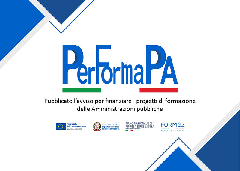 PerForma PA, online l’avviso per i percorsi formativi professionalizzanti nelle PA